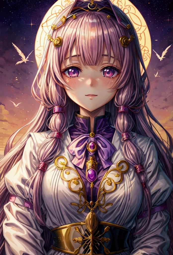 Yuitsuki Yukari, Anime Style、One person18Beautiful woman、Moisturized and beautiful eyes、Features、picture、繊細なFeatures、Beautiful expression、Long Bangs、Beautiful and shining eyes、LDS Art