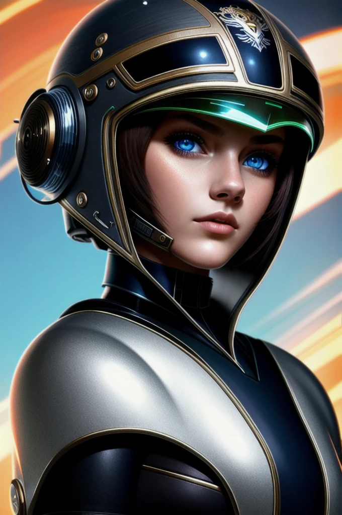 DunaNichs girl, Cyber helmet closeup with beautiful eyes, (canine), gorgeously detailed, (8K Unity wallpapers), fine details, Award-winning images, very detailed, 16,000 
