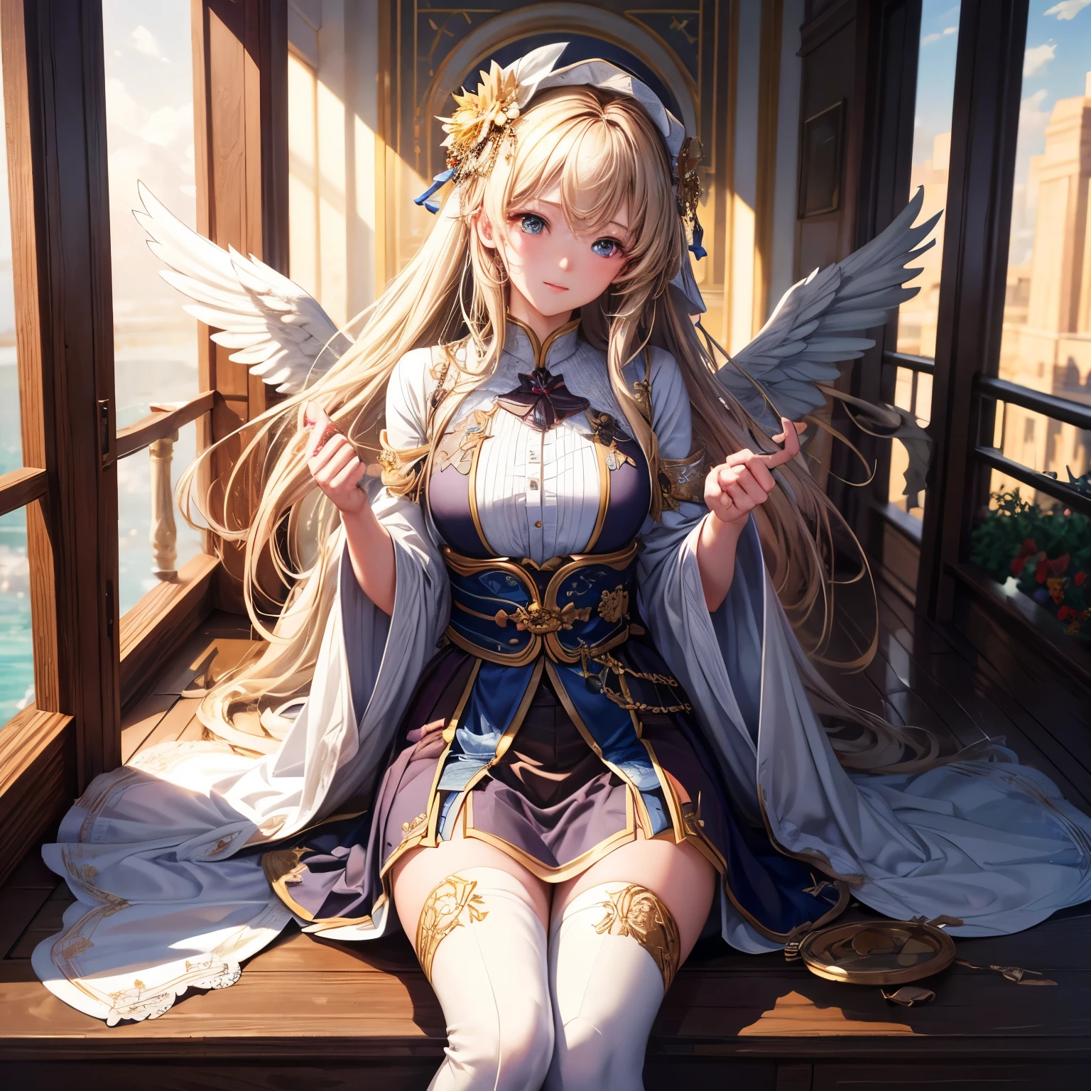 masterpiece, Highest quality, 8k, Real person, Realistic, Extremely dense CG, Shine肌, Fully focused, heaven, The Glory of God, Shine, Angel, bless, happiness,