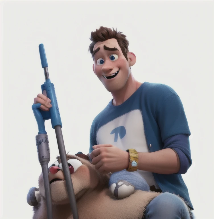 disney pixar style man, high qualiy, best qualityer