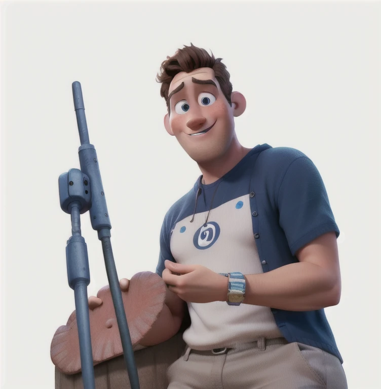 disney pixar style man, high qualiy, best qualityer