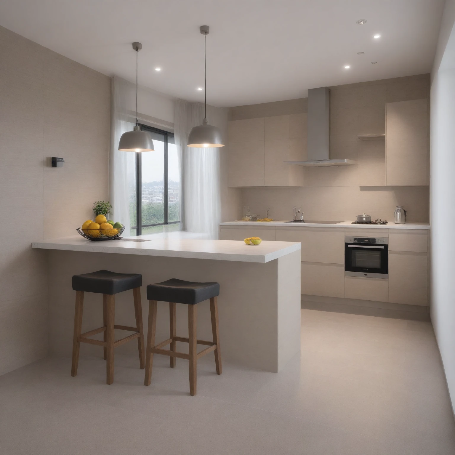 Raw photo,Masterpiece, high quality, best quality, authentic, super detail,
indoors, interior ,((kitchen room)), modern style, daylight