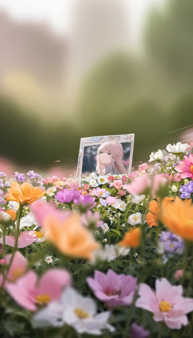 (Harry Clark (Harry Clarke) style:0.5),(圣地亚哥·卡鲁索style:0.7),
1 Girl,
BREAKFlower background,(The foreground of flowers:1.6),( Background blur:1.7),from_side,以人物为middle心的构图,look up,(photo:1.4),(for real:1.5),middle_shooting,Looking at the audience,(Blurred foreground:1.5),