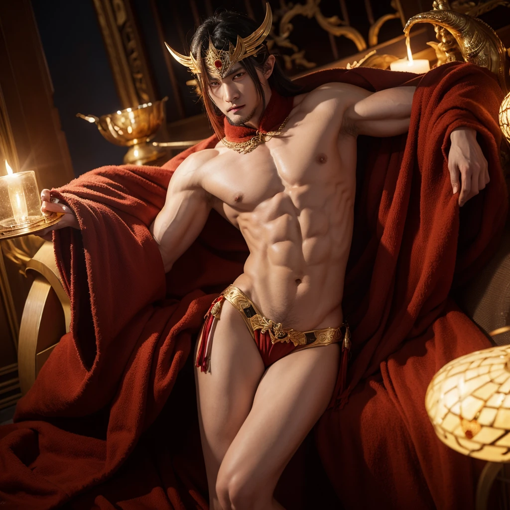 The Yae God in the original god is transformed into a beast, retaining some of the clothes, and Fury is naked