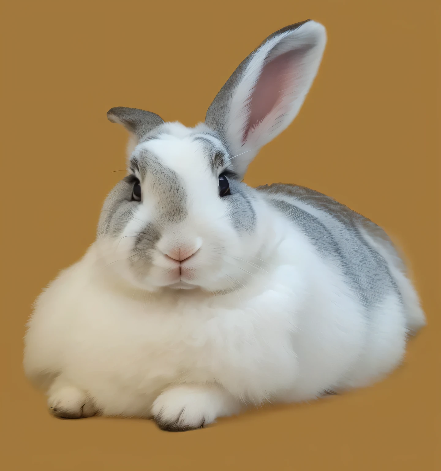 a very cute rabbit, she is very happy, her look is very happy and bright, she is smiling, the image is very detailed