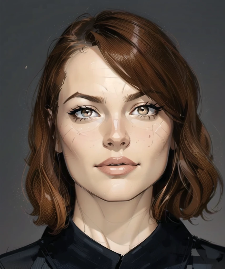 (detailed), comic book style, outline the most defined lines of the face, beautiful woman, (intricate linework:1) outlines, front view, close view at her face, ultra resolution, best quality, high quality, masterpiece, high detailed, 8K, 4K, computer graphics, american comics