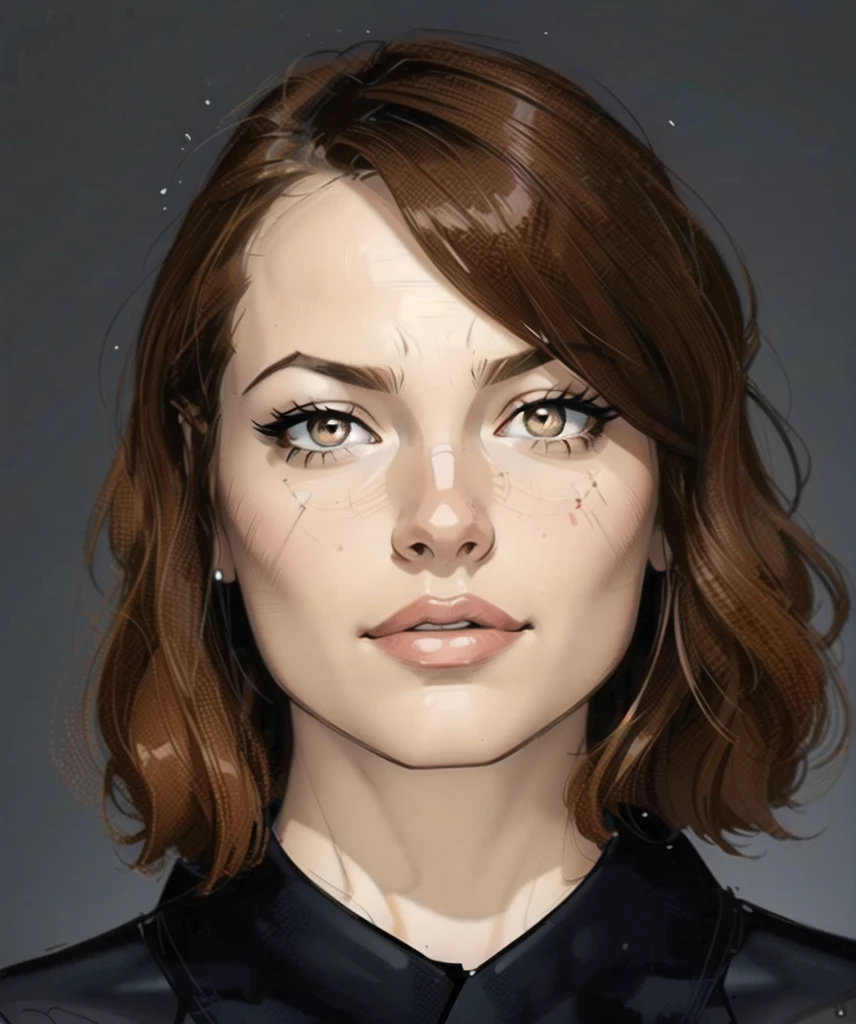 (detailed), comic book style, outline the most defined lines of the face, beautiful woman, (intricate linework:1) outlines, front view, close view at her face, ultra resolution, best quality, high quality, masterpiece, high detailed, 8K, 4K, computer graphics, american comics