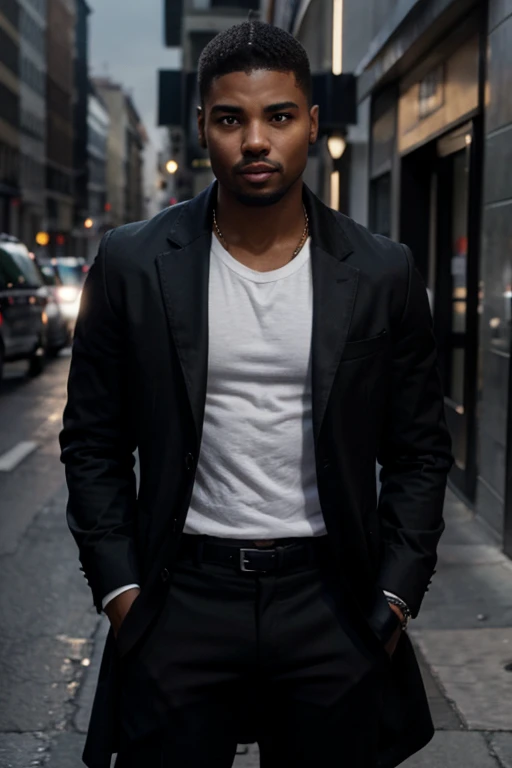 homme noir très beau comme mickael b jordan