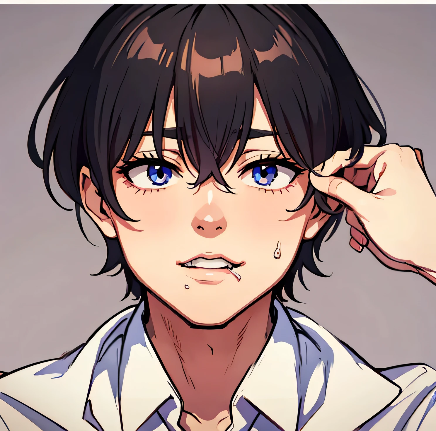 same eyes, naughty man. 