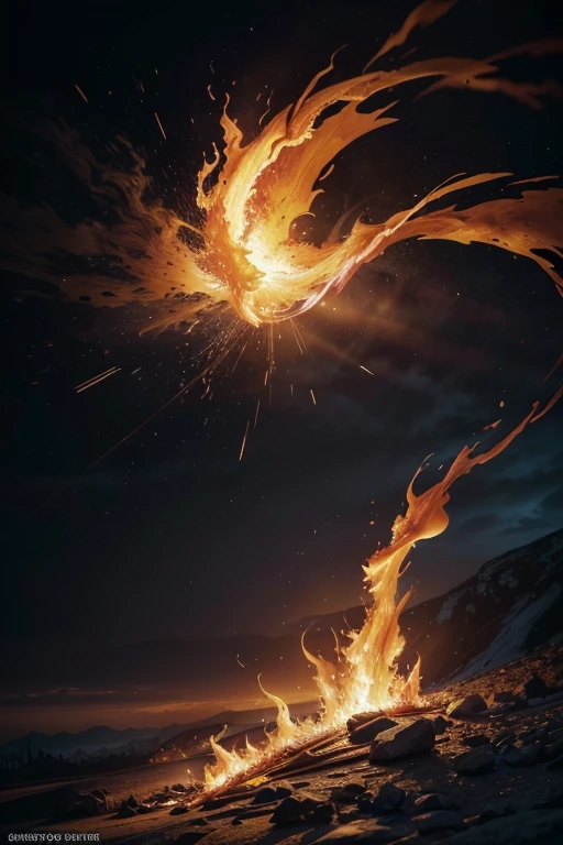 swirling fire flames, fiery flares, (best quality,4k,8k,highres,masterpiece:1.2),ultra-detailed,(realistic,photorealistic,photo-realistic:1.37),dramatic lighting,intense colors,dynamic composition,studio lighting,realistic textures,vivid colors,HDR,UHD,extremely detailed,cinematic,epic scale,intense detail