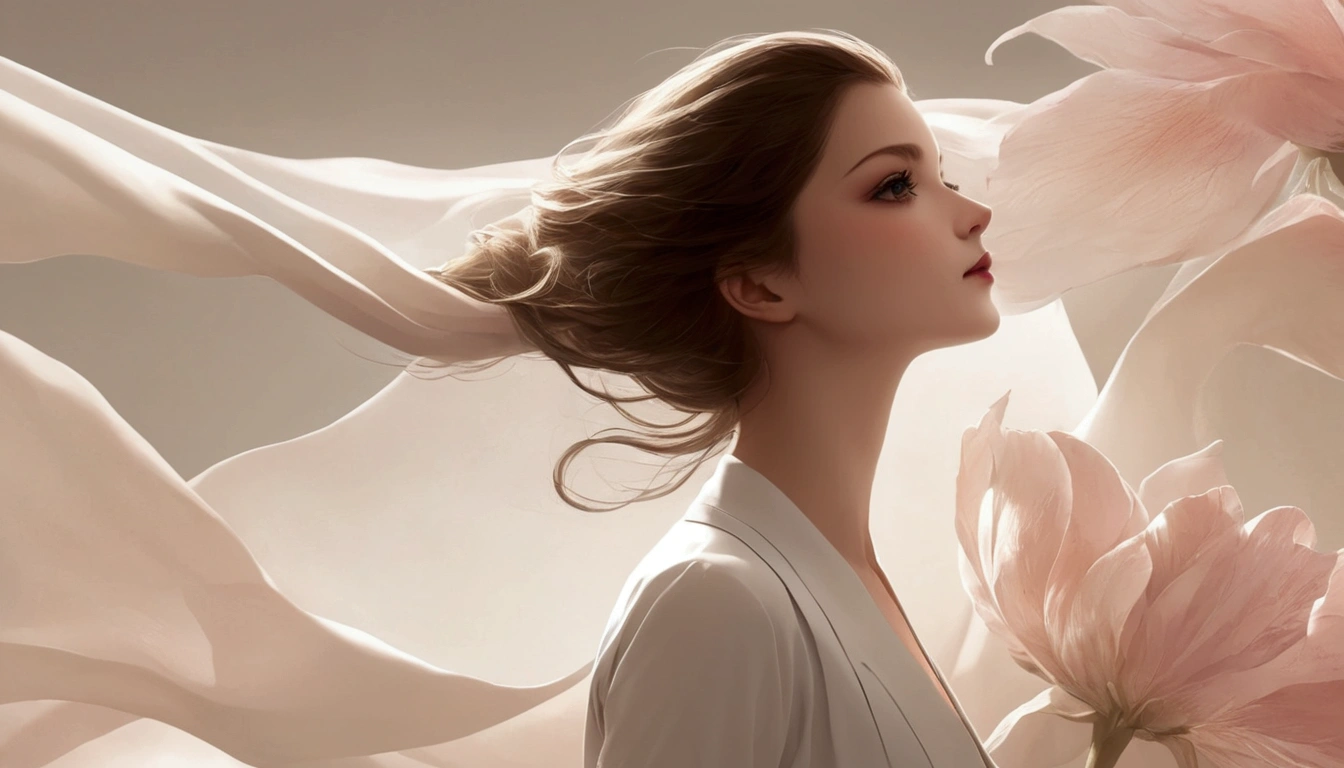 The face is more delicate;