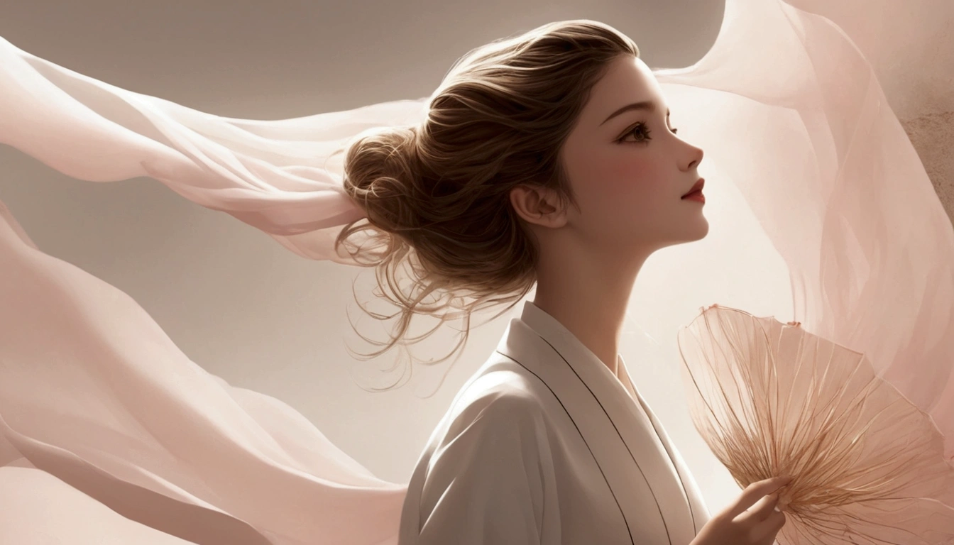 The face is more delicate;