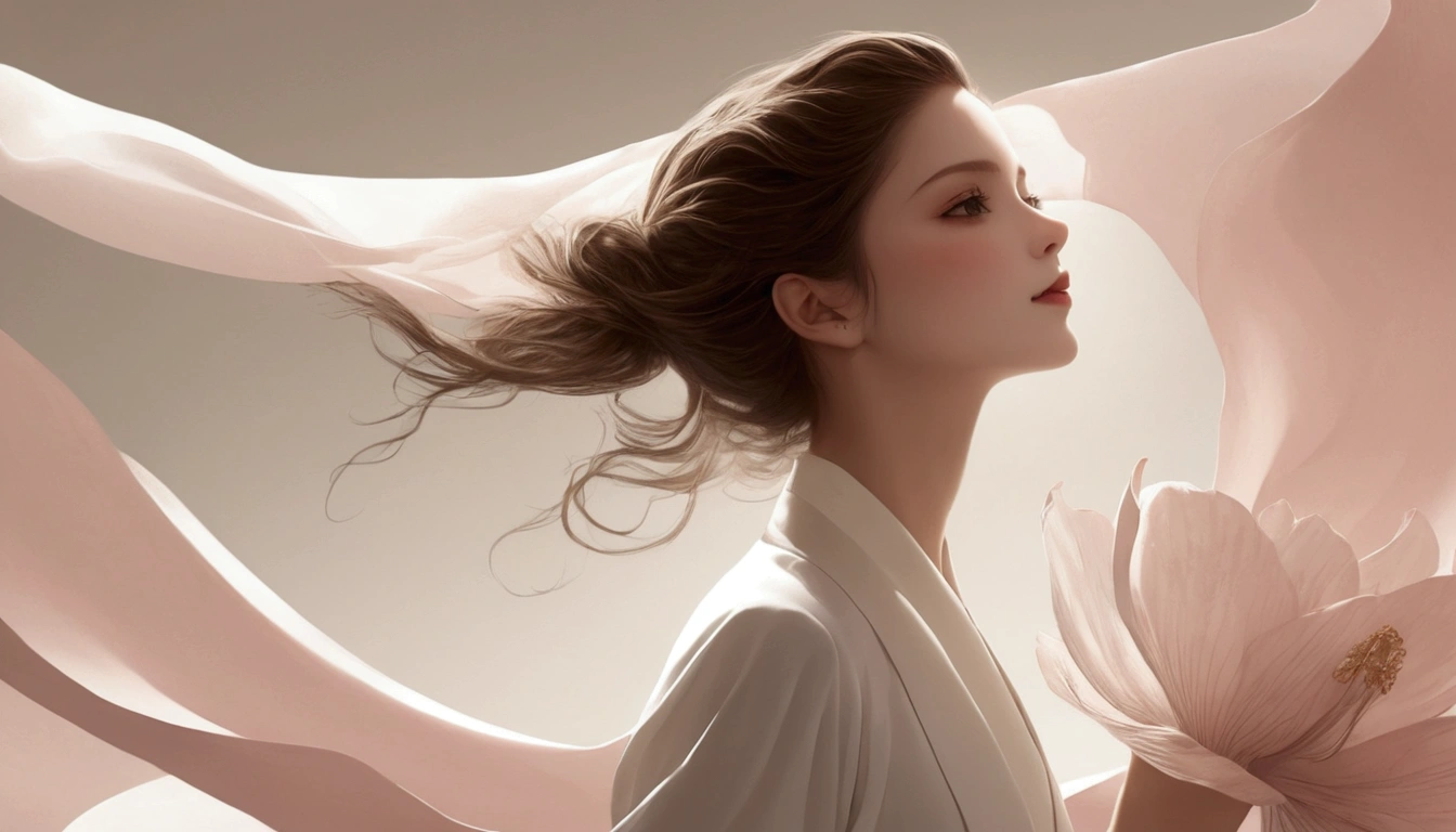 The face is more delicate;