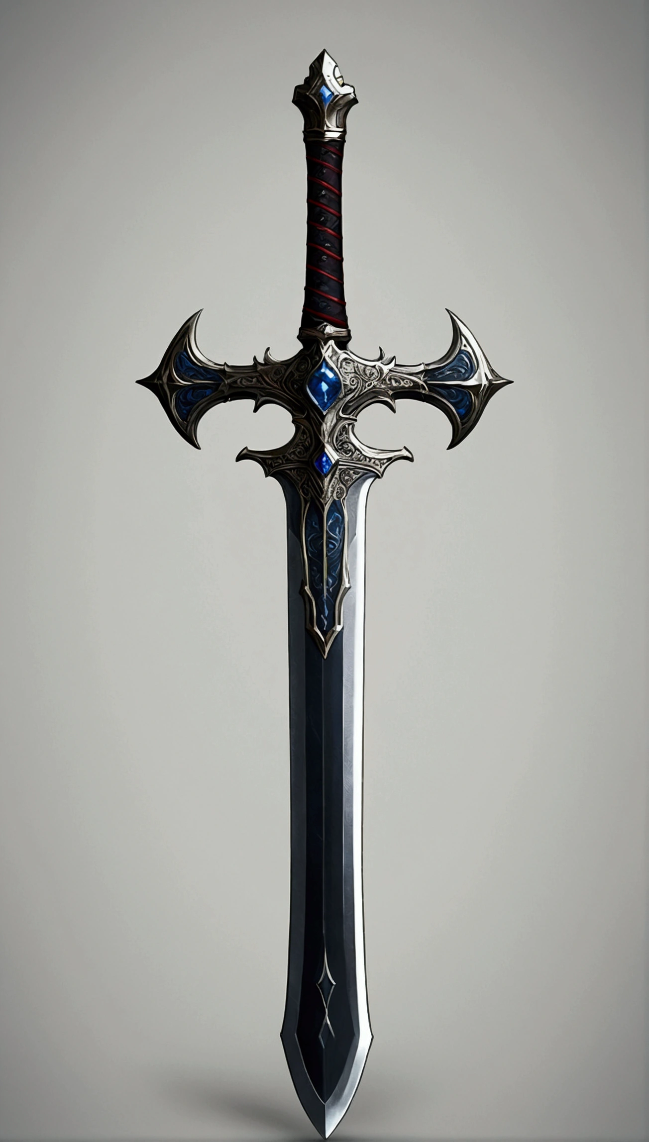 dark sword, game style, (only sword), neutral background