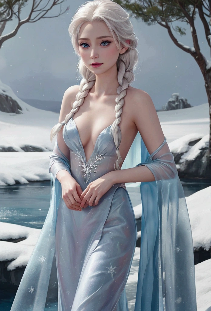Elsa from frozen naked