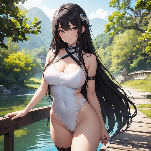 1female，16 yaers old，Huge breasts， 独奏， ，A Japanese princess， trpical garden，palaces，White transparent court costume， Pornographic exposure，Exposure of bikinis，Skysky，the night，  She has long flowing black hair， Bare genitalia，Sateen，Bigchest， From the front side， Wet straight hair， Sweating profusely，mostly cloudy sky，（（（tmasterpiece），（Very detailed CG unity 8K wallpaper），best qualtiy，cinmatic lighting，detailed back ground，beatiful detailed eyes，Bright pupils，（Very fine and beautiful），（Beautiful and detailed eye description），ultra - detailed，tmasterpiece，）），facing at camera，A high resolution，ultra - detailed），Squat down to urinate，Very long hair，legs are open，Emotive expressions，Open-mouthed，Chest sagging，nakeness， Bulge，Expose the genitals，revealing breasts，Camel toes，with no underpants，extremely large bosom，Extremely colorful，Most detailed，fully body photo，The face is well lit