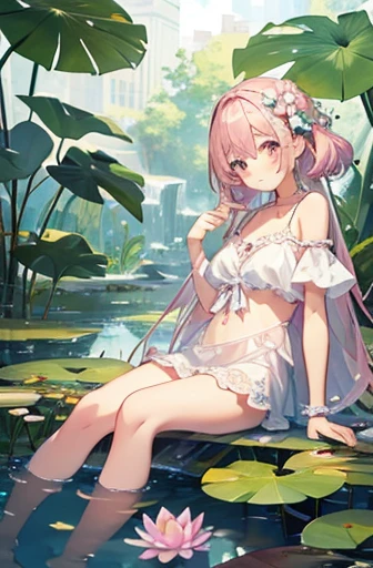 1girl, (((naked))), elf, breasts, moon, lantern, night, solo, very small breasts, hair ornament, wet, naked, sitting, water, hair flower, flower, pink flower petals floating on water, outdoors, sky, full moon, rain, vibrant pink hair, mountain, cloud, holding, side boob, bare shoulders, paper lantern, standing, night sky, facing away, legs spread apart, hand by pussy, self pleasure, masturbation, legs spread apart, fingers in vagina, colorful pink hair, highly visible vagina, spreading vagina with fingers, visible nipples, bangs, tree, from side, reflection, long hair, cloudy sky, wet hair (((masterpiece),(extremely detailed CG unity 8k wallpaper),best quality,solo,1girl,cinematic lighting,detailed background,beautiful detailed eyes,bright pupils, (an extremely delicate and beautiful),(Beautiful and detailed eye description)， ultra-detailed,masterpiece,)), 