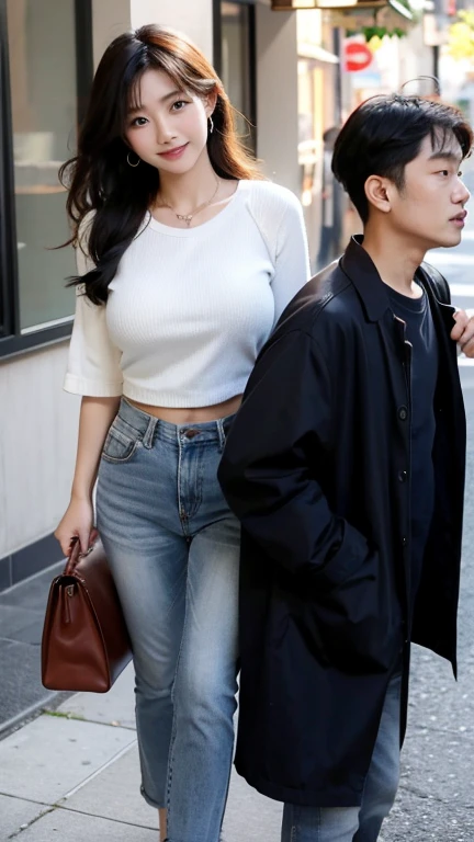 Young couple dating、Handsome men and beautiful women