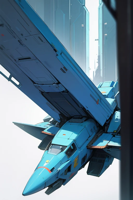 Spaceship parked in big forest
