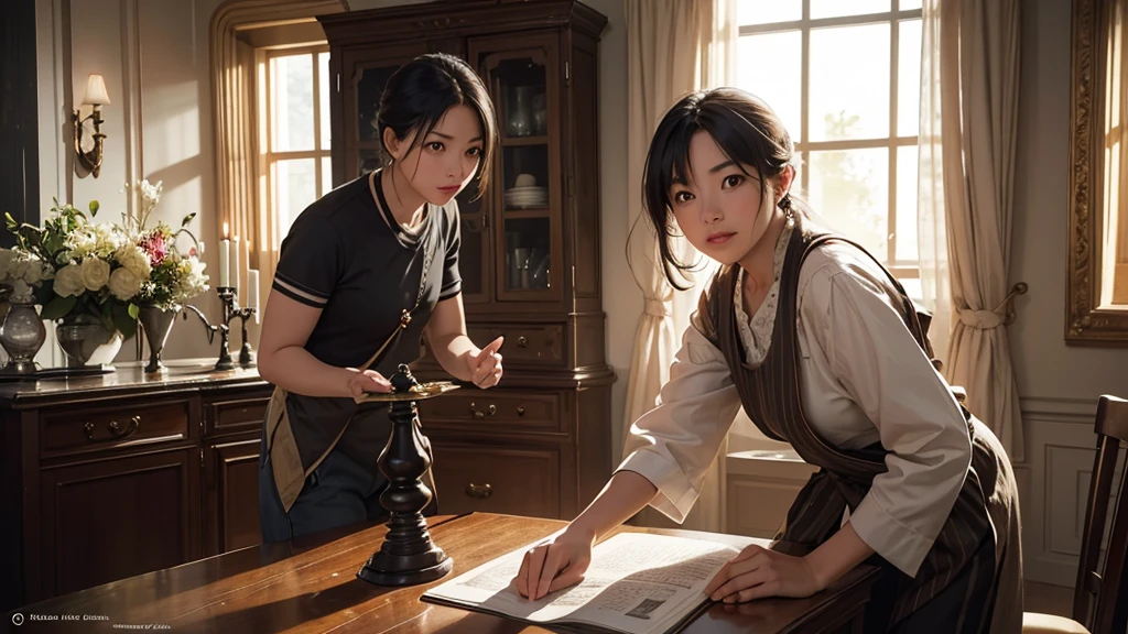 Realistic photography of a curious person leaning forward, eyes wide with anticipation and excitement. The setting is a warmly lit room with an inviting ambiance, creating a sense of curiosity and eagerness to learn more.