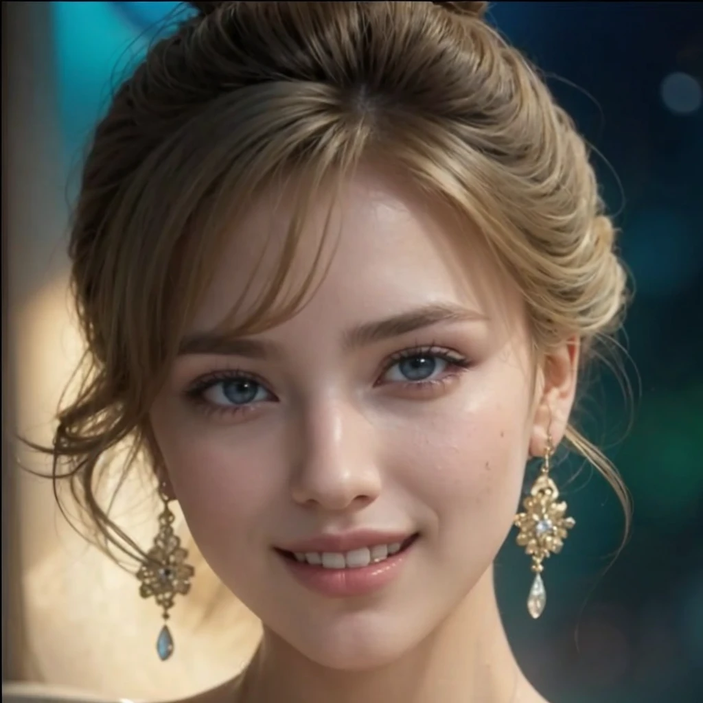 A 23 year old blonde woman, ((breasts big)), ((Hyper-Realism)) ,. hair blonde com raízes castanhas claras. hair blonde, Hair with brown roots, extra long hair, pretty long hair, pretty long hair, comely, from front view, photo taken with iPhone, barebody, low cut, photo in a swimming pool, high qualiy, neckleace, show full body, corpo inteiro no quadro, show bright and shiny purple bikini