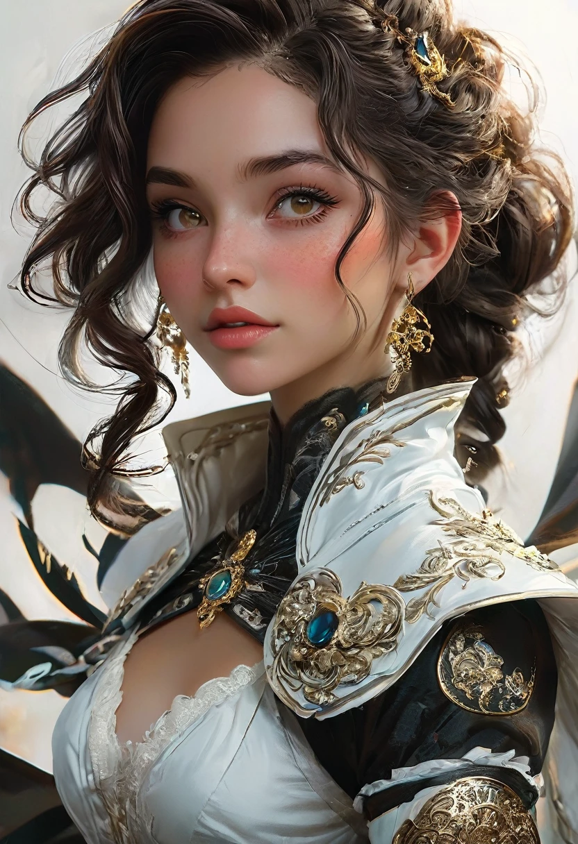 Beautiful boho woman with hair that is coarse, wiry, and tightly curled. It often has a rough texture, feels stiff to the touch, and may be prone to frizz and tangling. The curls can be densely packed. . The Official Art – An Award-Winning Digital Masterpiece In 4K Ultra HD, Extreme Detail And Intricate Realism. This Concept Art Brought To Life By The Hands Of Artists Like Wlop & Artgerm In A Stunning 2D Vector Illustration. Paige Renee Spiranac. LArge, perky, full, well shaped pleasing breasts. Background is a panoramic vista.
