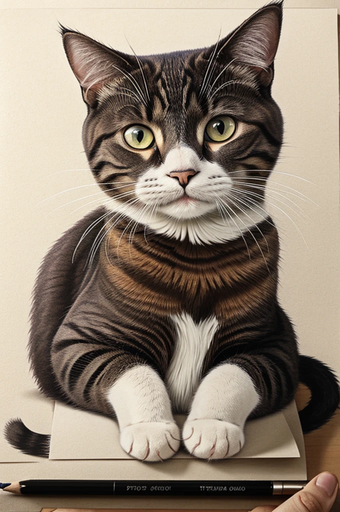 Draw a cat with new school art