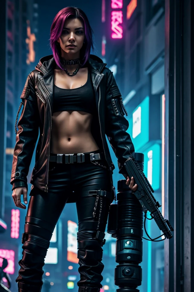 Woman Cyberpunk Style 