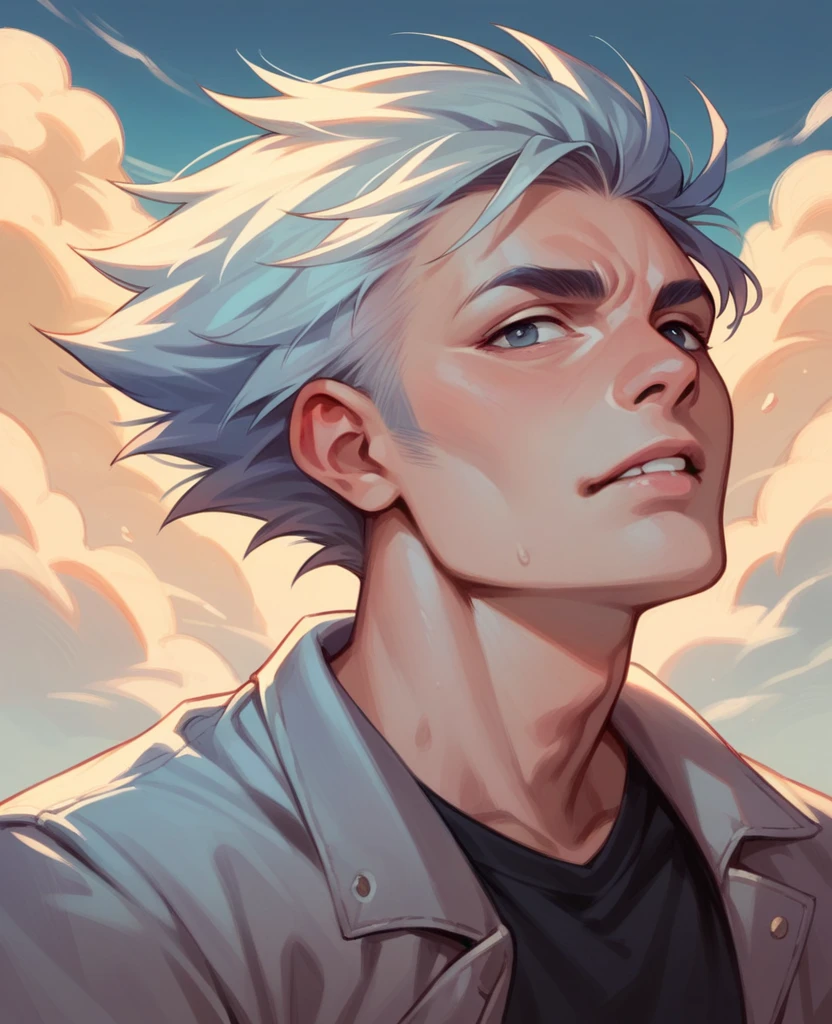 Full detailed realistic lightning cloud
