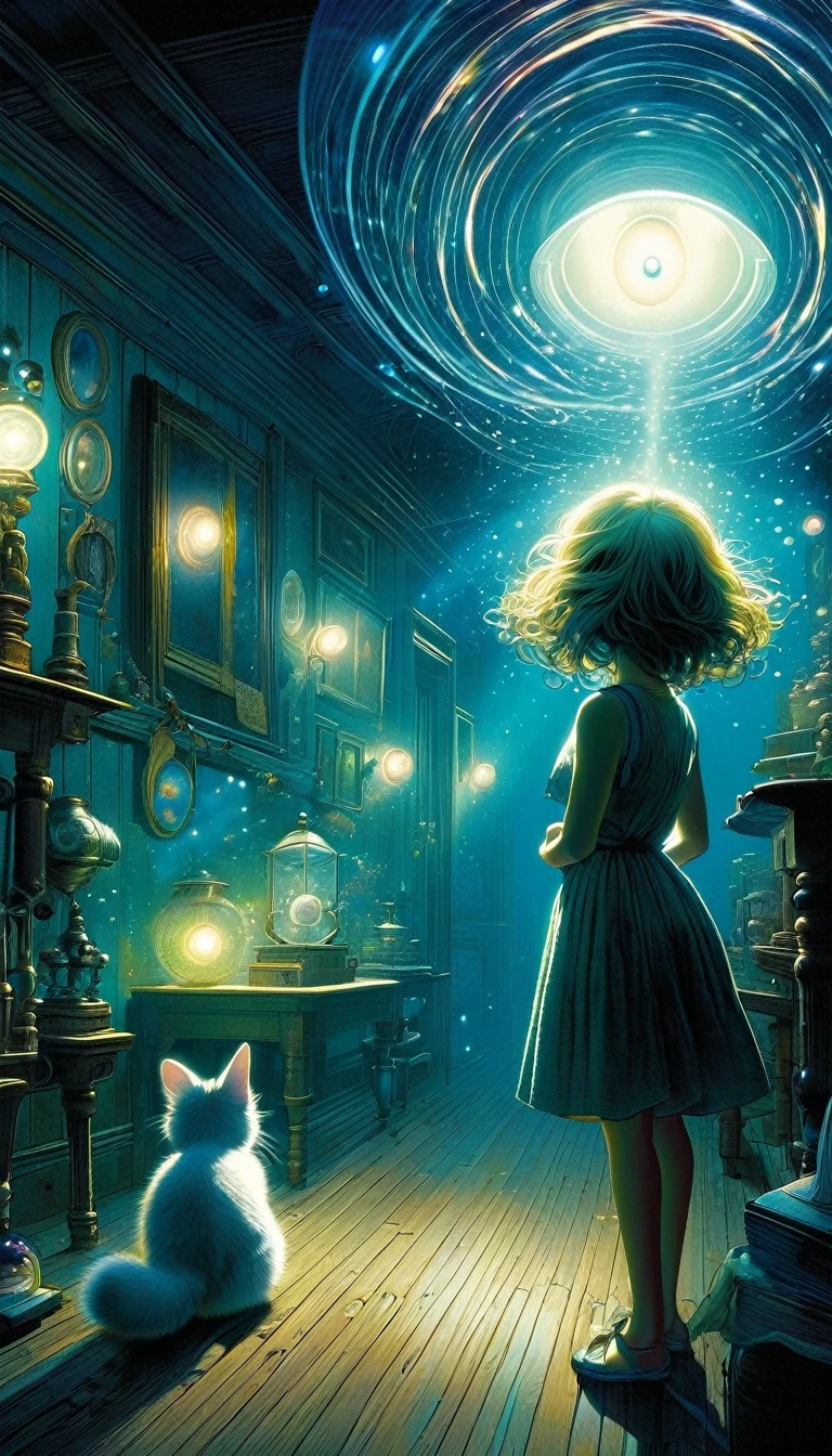Underwater, undersea,insanely detailed,extremely detailed illustration,(ultra-highres),(ultra-detailed),perfect anatomy,sharp focus, Top quality, super detailed, ((very delicate and beautiful)), illustration, perfect design, ((detailed background)) , (lens flare), (chromatic aberration), (depth of field),(rembrandt lighting:1.2), Two women,bare shoulder,cleavage, pelvic curtain, (Surprised:0.6), impatient, from above, frightened,a little sweat, Strong wind blowing, psychic phenomenon investigators, beautiful, cute, kawaii, mist,sea moon,cats,rabbit,partially submerged,luminescence big eyeballs,, eyeballs mirror house investigation, midnight, dark, lit only with handheld flashlight, basement, dark, narrow, eerie, tense, scary, antique,luminescence eyeballs , midnight basement, dark space with no exterior light, dark with no overall light, (Close-up of the upper body:1.2), (masterpiece:1.2),(best quality:1.2),newest,intricate details, ai-generated,Bill Sienkiewicz and Dave mcKean inspired art
