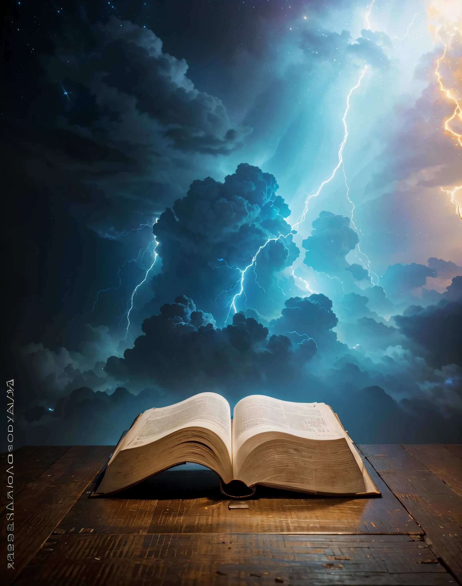 Bible, The Bible, Book on the Table, bible, realistic book, armadura heavenly, Beauthfull, Blue Thunder, fire azul, Realistic fire azul, realistic thunder, electrical screws, realistic detailed 8k, Realistic 16K detail, hard, Detailed realistic color, Detailed realistic thunder, fire azul Realistic 8K, Cores photorrealistic 8K, 8K detailed colors, Nitidez photorrealistic 8K, ULTRAHD Photorealism, Divine fire azul, Divine Electric Blue Thunder, Sombras photorrealistics 8K, Textura photorrealistic, naturals, heavens, heavenly, sky night, céu de Beauthfull, the night, majestic, majestic Sky, naturalsmente Chique, thunders, Sky thunders, Divine thunder, linda, golden, starlight, Heavenly Bolts, villany azul, Blue Screws, Rendering, photorrealistic, ultra high definition, 4K, detailed textures, thunder, detailed shadows, detailed colors, naturals linda, Great Divine, detailed contrast, realistic contrast, high resolution, detailed colors, realistic detailed 16K, 8K high definition, detailed contrast, realistic contrast, high resolution, detailed colors, fire, villany, realistic detailed, chic, 