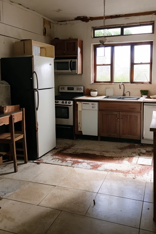 Abandoned house、kitchen
