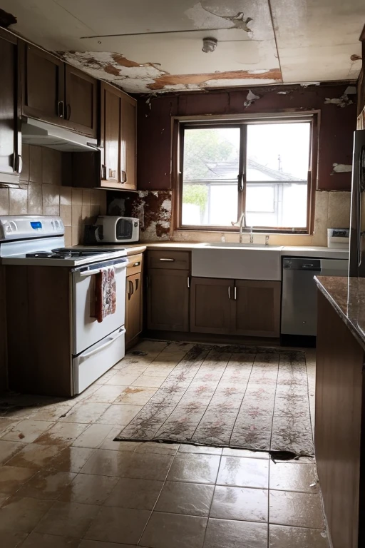 Abandoned house、kitchen