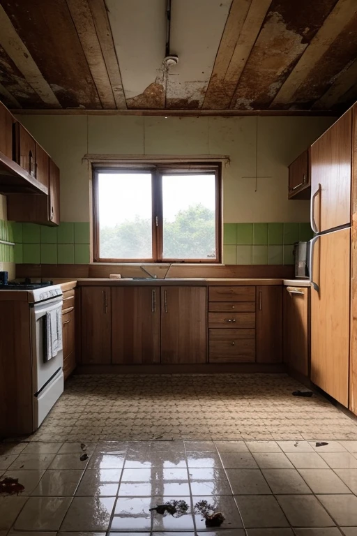 Abandoned house、kitchen