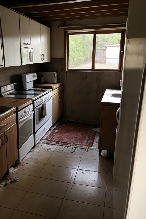 Abandoned house、kitchen
