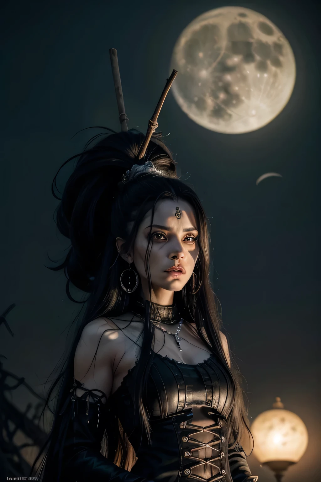 bruxa flying in the sky with a broom and a full moon, bruxa, beautiful bruxa spooky female, beautiful bruxa female, a bruxa, beautiful female bruxa, beautiful bruxa with long hair, dark bruxa, bruxa fairytale, bruxa woman, classical bruxa, sky bruxa, bruxay, dark bruxa character, bruxaes, scarry but bebruxaing, the bruxa conjure