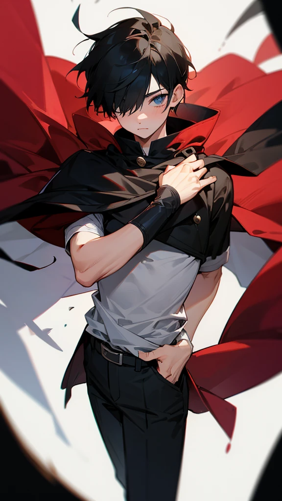 Boy with one eye