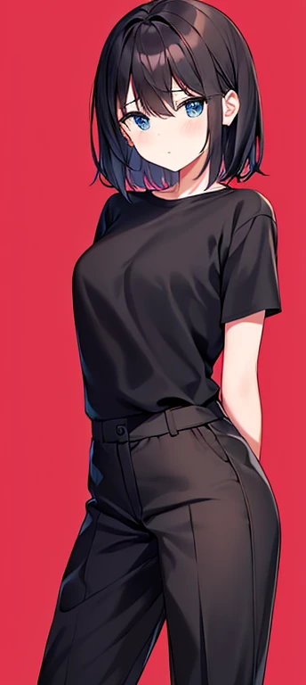 shirt, clothing, black
