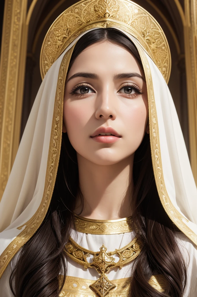 Make a wallpaper image with name "Rozana" printed and with the background of our lady, Jesus&#39; mother.