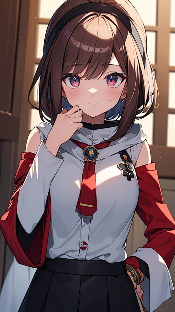 (8k, Highest quality, masterpiece:1.2), (アニメキャラ, photo-アニメ:1.37), Highest quality, masterpiece, Sense of unity, Smooth and beautiful, Incredible detail, amazing, The finer details, masterpiece, Highest quality, Official Art, Large file sizes, Very detailed, High resolution, Very detailed, Details of a beautiful girl, Very detailed eyes and face, Beautiful attention to detail, Bright Face, Red nose,