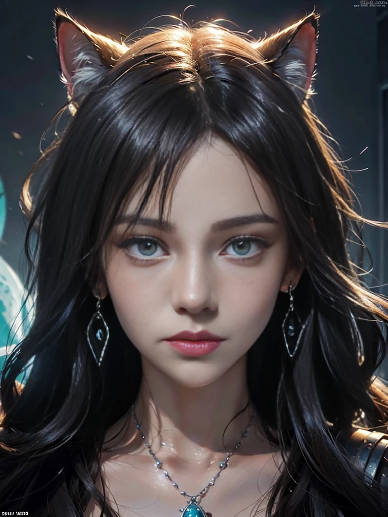 vivd colour, Cat herd, The huge Marvel-style scenography of Kahn Griffith and Vadim Assin, Abstract beauty, Centered, Looking at the camera, nearing perfection, Dynamic, Moonlight, Highly detailed, Oil painting, art stations, concept-art, smooth, Sharp focus, illustration, White background