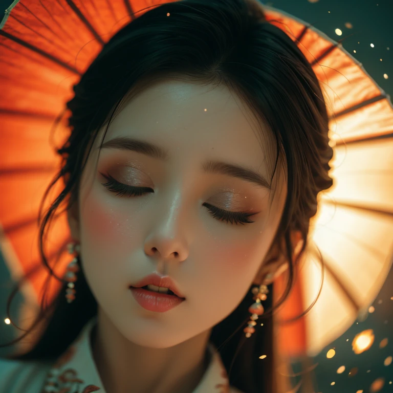 1girl,big lips, glossy lips, eyes closed, towards the viewer, best quality,masterpiece,illustration,an extremely delicate and beautiful,CG,unity,8k wallpaper,Amazing,finely detail,masterpiece,official art,extremely detailed CG unity 8k wallpaper,incredibly absurdres,huge filesize,ultra-detailed,highres,extremely detailed,beautiful detailed girl,realistic,close-up shot, close up, fish eye lens, wide lens, macro lens,