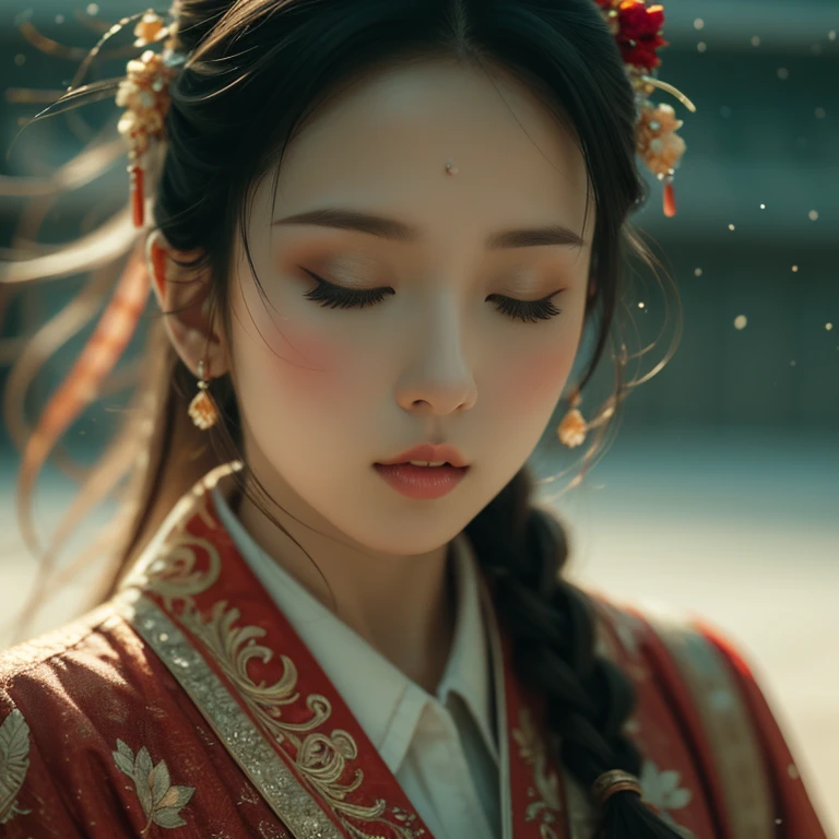 1girl,big lips, glossy lips, eyes closed, towards the viewer, best quality,masterpiece,illustration,an extremely delicate and beautiful,CG,unity,8k wallpaper,Amazing,finely detail,masterpiece,official art,extremely detailed CG unity 8k wallpaper,incredibly absurdres,huge filesize,ultra-detailed,highres,extremely detailed,beautiful detailed girl,realistic,close-up shot, close up, fish eye lens, wide lens, macro lens,