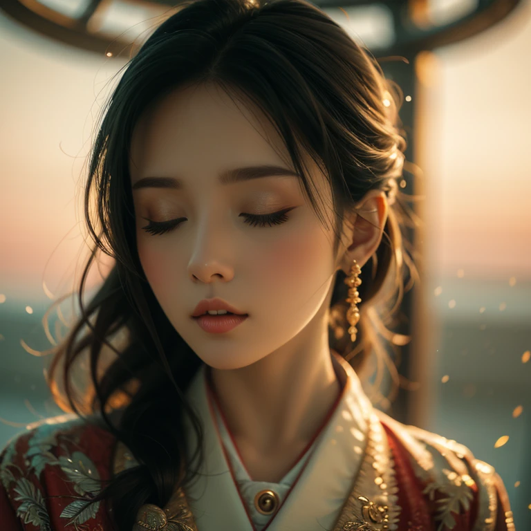 1girl,big lips, glossy lips, eyes closed, towards the viewer, best quality,masterpiece,illustration,an extremely delicate and beautiful,CG,unity,8k wallpaper,Amazing,finely detail,masterpiece,official art,extremely detailed CG unity 8k wallpaper,incredibly absurdres,huge filesize,ultra-detailed,highres,extremely detailed,beautiful detailed girl,realistic,close-up shot, close up, fish eye lens, wide lens, macro lens,
