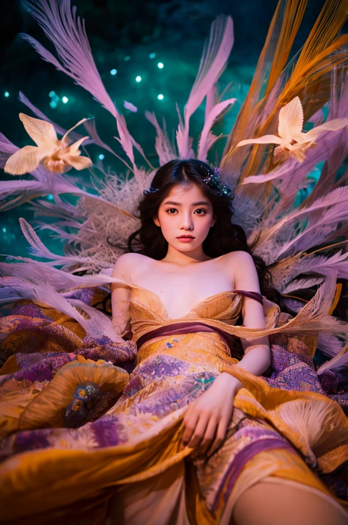 Naked girl spreads her legs to show her vagina,(8k), (Highest quality: 1.2), (Realistic), (Realistic: 1.37), Ultra-high resolution,Sex education training、Illuminated with enchanting lighting、 A stunning and surreal fashion portrait featuring a 17-year-old Japanese model, Feathery hair gives off an angelic beauty. She wears a fashionable and captivating outfit that highlights her super-real skin, Gives a vibrant and dreamy atmosphere. The Cinematic lighting and composition create an otherworldly atmosphere, As if it had fallen from heaven. The background is dreamy, abstract landscape that enhances the overall enchanting and fashionable aesthetic of the photograph., fashion, Cinematic, photograph, portrait photographgraphy