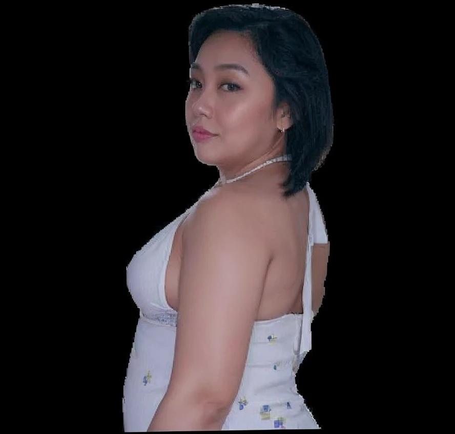 " 2woman, 35 Years Old, Indonesian , Lesbian Scene, Tank Top, big , full body, Curvy body, sharing Passionate hug and eating pussy