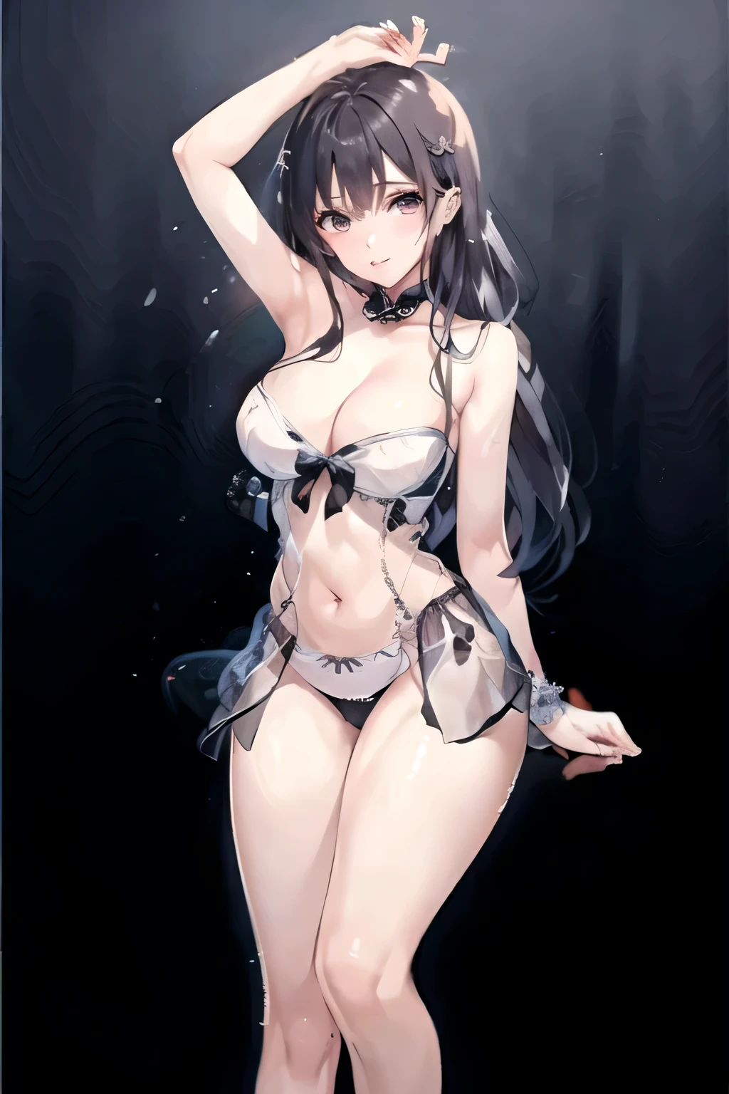 ((best quality)), ((masterpiece)), (detailed), 1 Girl, underwear