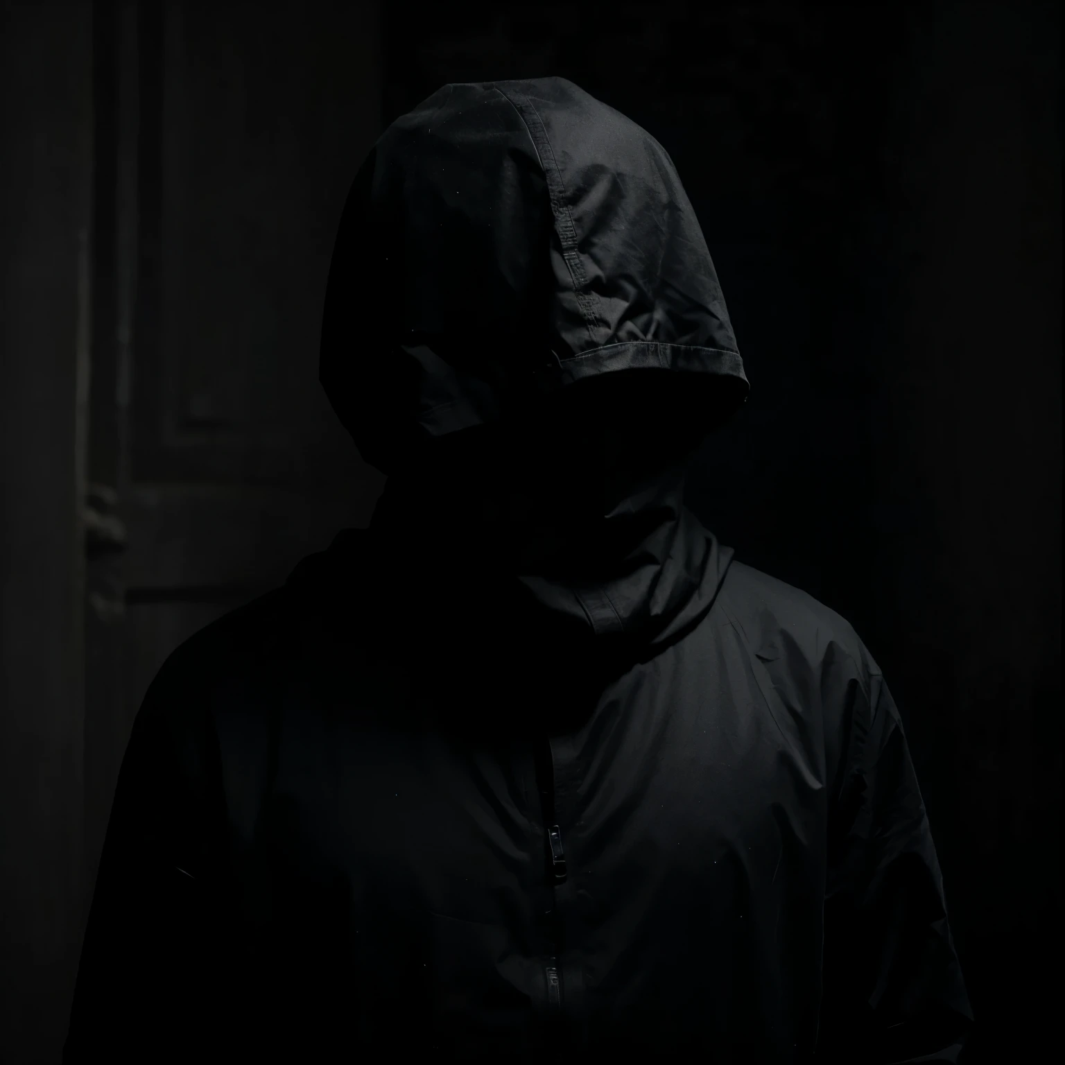 mysterious dark theme photo of a man and do not show face