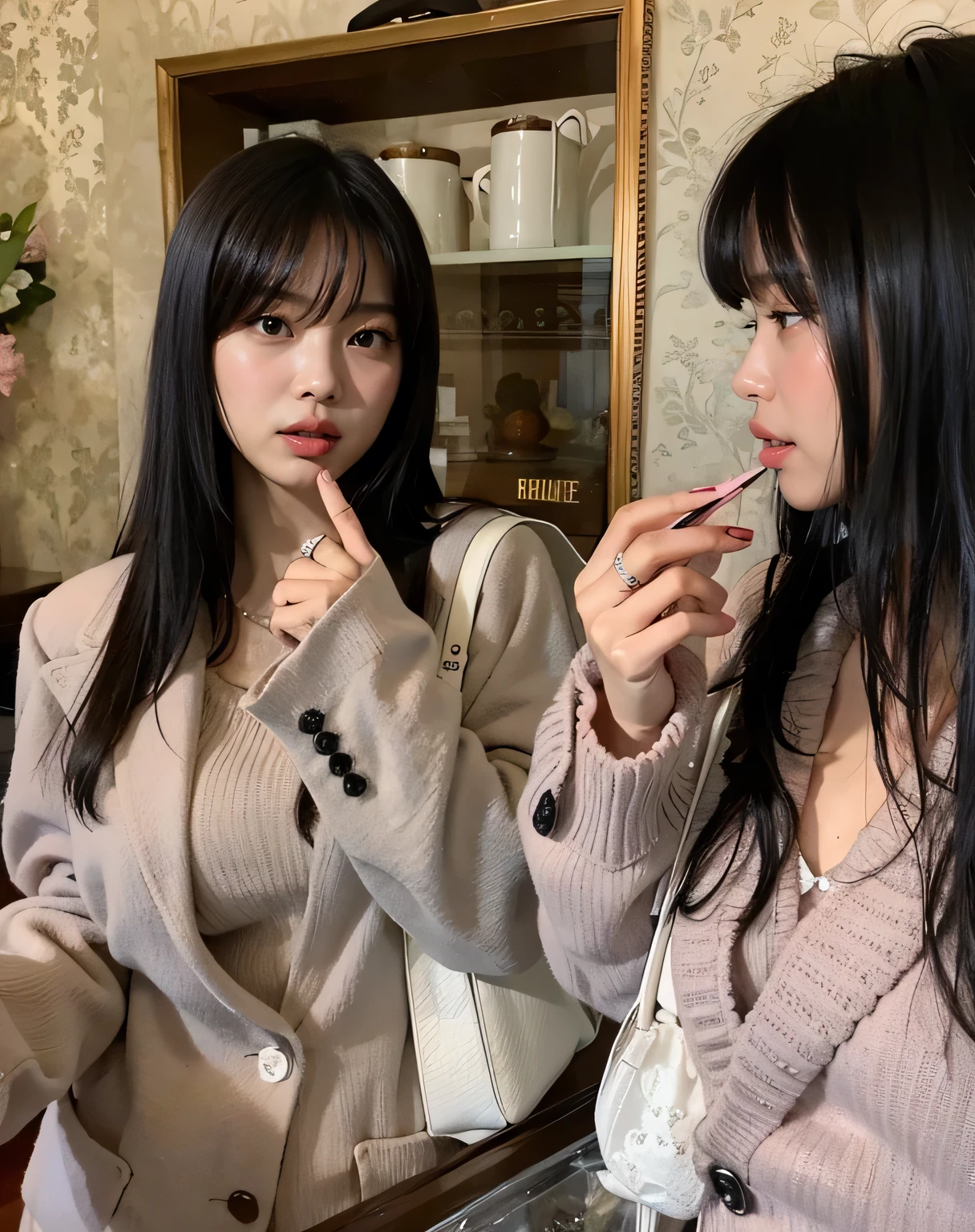 jennie pink black