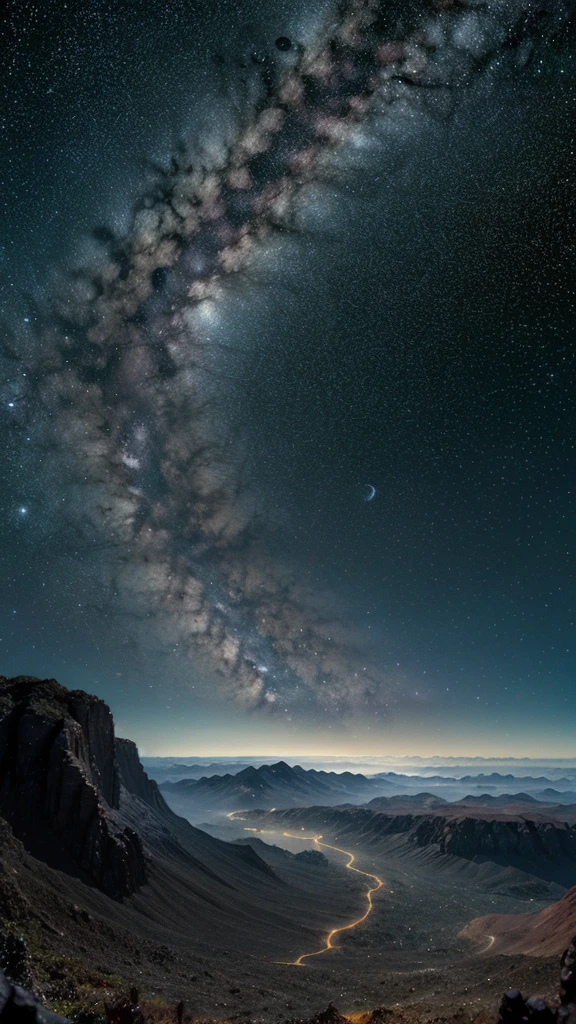 A vast universe with countless stars and planets
